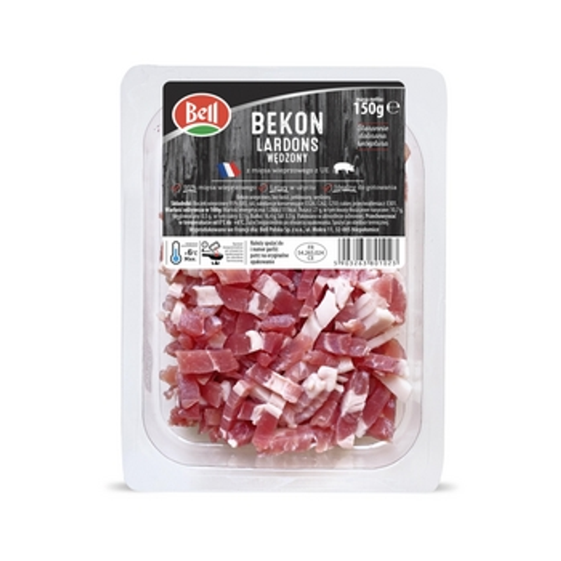 Bekon Lardons wędzony 150g